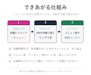 インスタのコメントで自動DMが届く仕組みを作ります お店のアカウントで動く｜パスワードは預かりません イメージ2