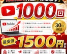 YouTube日本再生を＋1000回〜増やします 「再生されない」を「見られる動画」へ動画の認知拡大をサポート イメージ1