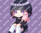 SD(デフォルメ)キャラ作成します Vtuberさんのグッズや配信に！ イメージ4