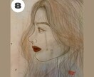 アイコンにオススメな似顔絵を描きます ①〜⑧までの絵柄から自由に選べる！ イメージ9