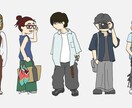 アイコンやプレゼントに！可愛い人物イラスト描きます 特徴を捉えたシンプル＆ポップな人物イラストです！ イメージ3