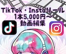 1本5,000円〜★短尺動画の編集いたします TikTok・インスタのリールなど、編集する時間がない方へ！ イメージ1