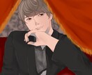 男性キャラの胸上・アイコンイラストを制作します サムネやアイコン、立ち絵もご相談ください！ イメージ1