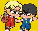 ポップで可愛い人物・動物のイラスト描きます アイコン・グッズなど用途に応じたイラスト作成 イメージ3
