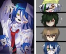 1枚絵～立ち絵まで貴方のイラストを制作します SNSで目を惹く可愛い×少し狂気のあるイラストをお届けします イメージ8