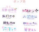 貴方だけの目を引くネームロゴ作ります ネームロゴや配信ロゴ等作ります！ イメージ3