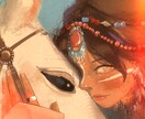 眼を惹くイラストを制作します 唯一無二の表現で伝えたいメッセージを作品にします。 イメージ5