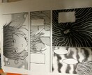漫画(アナログ)書きます！パラパラ漫画4コマ漫画書きます！ イメージ2