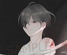 ダーク・繊細、物語性のある1枚絵をお描きします 1名限定割引！サムネ、Vtuber、MV、書籍表紙などなど イメージ1