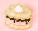 ほんわかスイーツ、食べ物描きます ほんわかテイストの食べ物やスイーツ画をお描きします。 イメージ10