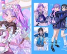 厚塗り・水彩系SNSアイコン、1枚絵お描きします かわいい・かっこいい系、闇・病み系の人間を描くのが得意です！ イメージ4