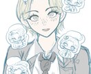 貴方だけのイラストをお描き致します 等身でもミニキャラでも幅広く描きます⟡ イメージ2