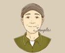 ほどよいおしゃれ感の似顔絵やSNSアイコン描きます シンプルすぎず甘すぎない、ほどよいおしゃれ感のイラストです イメージ8