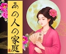 生年月日も名前も不要/あの人の家庭と配偶者みます あの人の家庭＋配偶者＋あなたへの気持ちをコレ一つで鑑定！！ イメージ1