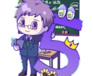 あなたらしさをポップに表現します 貴方らしさを詰め込んだ1枚、デザイナー志望が作成いたします！ イメージ6