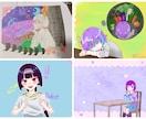 蝉がイラストオーダー受け付けます 蝉羽落飴によるコミッションです。簡単な一枚絵を中心に対応。 イメージ6