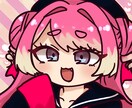 女の子のアイコンお描きします かわいいSNS・配信用のアイコンです イメージ3