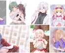 映えるかわいいイラスト描きます グッズ制作◎動画サムネ◎用途に合わせてサイズがえらべる！ イメージ4