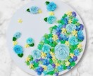 アクリル絵の具でお花を作ります 立体感のあるテクスチャーアート イメージ5