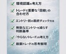 FX 環境認識トレード思考をPDFで解説します 環境認識を軸にした裁量トレード思考 イメージ3