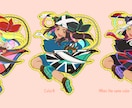 キャラクター絵を描きます 綺麗な目と髪の男性キャラならおまかせください イメージ9