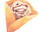 おいしそうで“魅せる”食べ物イラスト　描きます メニュー表、パッケージなど　親切な取引で【リテイク無制限】 イメージ3