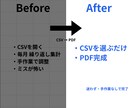 CSVを選ぶだけでEC月次レポートをPDF化します 毎月のレポート作成を、迷わず・手作業なしに。 イメージ2