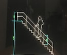 簡単な階段や手すりなどjww-cadで描きます ここに階段をかけたいけど収まりが分からないとか イメージ1