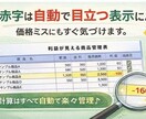 入力するだけで利益が見える商品管理表を作成します 原価・送料・販売価格を入れるだけ。赤字も一目で管理できる！ イメージ3