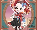 量産ちびキャラ【大正ロマン 袴】を描きます Vtuber / Vライバーさんに大人気の量産シリーズです！ イメージ2