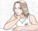 SNSアイコン、似顔絵かきます リアルタッチから漫画調の人物画をアイコンや似顔絵等で描きます イメージ4