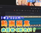 あなたの代わりにYouTubeの動画編集をします 編集業務は全てお任せください！ イメージ1