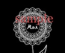 曼荼羅×お花イラストのSNSアイコン作成致します シンプルかつ個性的で人と被らないアイコンをお求めの方に イメージ2