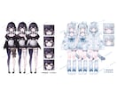 全3プラン！Vtuberデビューセットを作成します 商用利用無料！活動に必要なものが通常よりお安く揃います！ イメージ1