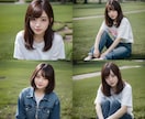 憧れの人を好きなポーズに！AI用LoRA作成します 画像生成AIのStable Diffusion FLUX向け イメージ2