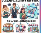 AIで“集客できる動画”を制作します AIで“お客様が集まる動画”を作ります イメージ1