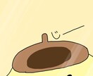 壁に張り付くシリーズを描きます 壁に張り付いているようなキャラクターのイラストです！ イメージ1