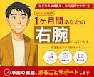 1ヶ月間徹底改善｜ビジネスの右腕として伴走します コンセプト/ブランディング/組織体制...あらゆる課題に対応 イメージ1
