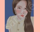 艶のある可愛い似顔絵を描きます プレゼントやアイコンに、いかがですか？ イメージ1