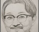 鉛筆にてあなたの似顔絵描きます 鉛筆で繊細かつ大胆に描きます！ イメージ1