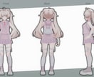 blenderで3D衣装を製作いたします ご希望のアバターや素体から、ご希望のデザインで イメージ2