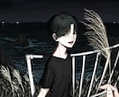 一枚絵描きます コントラストの強いスタイリッシュな絵を描きます！ イメージ3