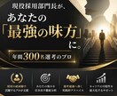 現役採用部門長がキャリアの棚卸しと整理を行います 年間300名選考のプロが、モヤモヤを解消し自分の強みを明確化 イメージ1