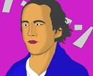 ゆるーくリアルに似顔絵かきます SNSのアイコン画像、友達へのプレゼントに！！ イメージ2