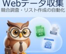 Web上のデータを自動収集・リスト化します 競合調査や営業リスト作成を自動化。CSV/Excelで納品 イメージ1