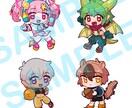 商用OK☆かわいいミニキャラ描きます ちまっとかわいい！SNSアイコン、動画配信、グッズなどにも！ イメージ3