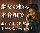 連れ子との距離感・接し方、継父の悩み伺います 嫁の連れ子とどう接すればいい？正解のない悩み、話しましょう。 イメージ1
