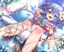 高品質なサムネイルイラスト制作します 実写・live2d問わずライバー活動してる人向けになります イメージ1