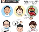 商用OK★修正無料★貴方らしさ全開アイコン描きます お好きな表情&ポーズで！お得な追加アイテムも色々♪ イメージ2