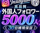 インスタのフォロワー1000人増やします オプションにてフォロワー増加人数調整可能です！ イメージ4